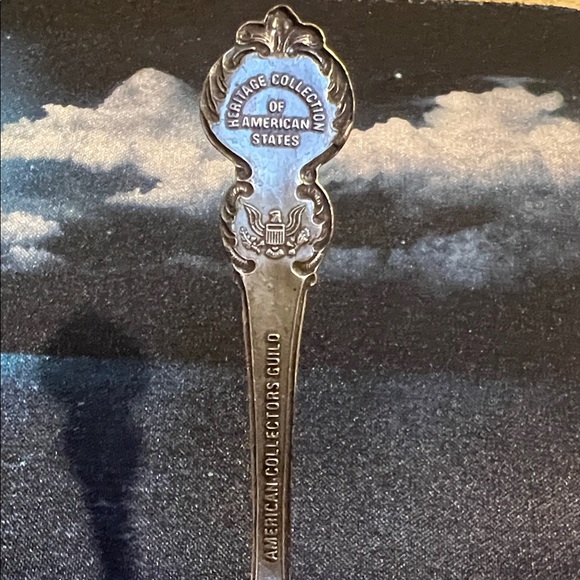 #0946+ 1791 Antique Dist Of Columbia Washington D.C. Souvenir Spoon - Picture 4 of 8